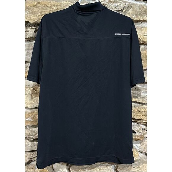 Men’s Under Armour Black Performance Polo Loose Fit Shirt Size Large - Picture 4 of 5